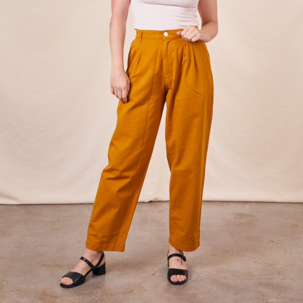 Big Bud Press Trousers in Spicy Mustard